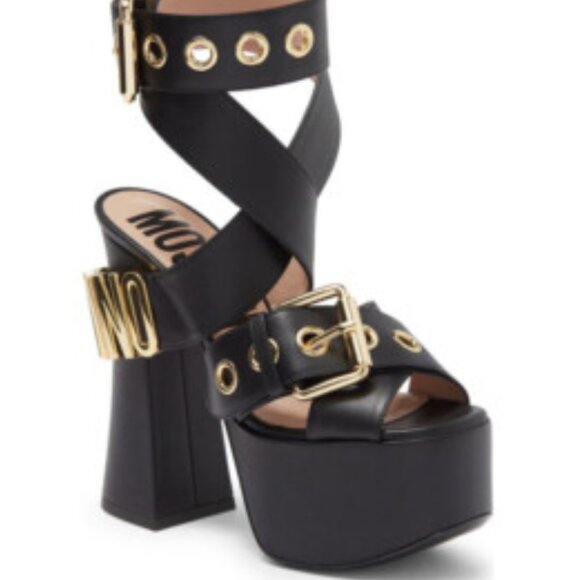 Moschino Platform Sandals - Picture 1 of 9
